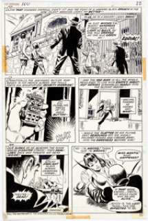 Bob Brown and Don Heck Avengers #120 Page 22 Original Art (Marvel, 1974). Thor, Jarvis, and Mantis are -