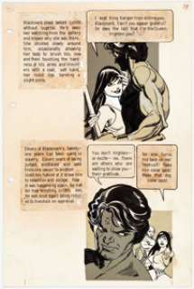 Gil Kane Blackmark Paperback Page 74 Original Art (Bantam Books, 1971). Gil Kane’s majestic human figures and - | Heritage