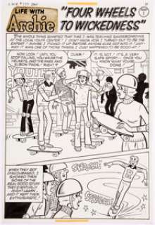 Stan Goldberg Life With Archie #177 Complete 10-Page Story Original Art (Archie Publications, 1977). All ten - | Heritage
