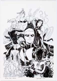 Sara Pichelli Infinity #5 Variant Cover Original Art (Marvel, 2013). Used as the 1-in-150 Retailer Incentive -