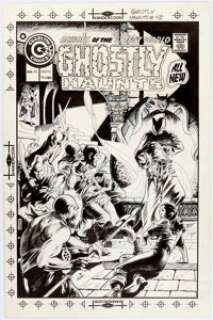 Don Newton Ghostly Haunts #42 Cover Original Art (Charlton, 1975). Don Newton supplied the cover for the story - | Heritage
