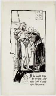 Joseph Clement Coll Conan Doyle‘s Sir Nigel Original Art Group of 2 (Associated Sunday Magazine, 1905-... (Total: 2 Original Art)