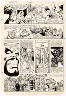 Greg LaRocque and Chic Stone The Avengers #225 Story Page 4 Original Art (Marvel, 1982). Great page featuring - | Heritage