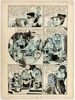 Mort Meskin (attributed) - "Chester" Page 3 Original Art (c. 1940s).... | Heritage