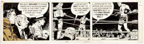 John Cullen Murphy Big Ben Bolt Daily Comic Strip Original Art dated 3-2-59 (King Features Syndicate, 1959).... | Heritage