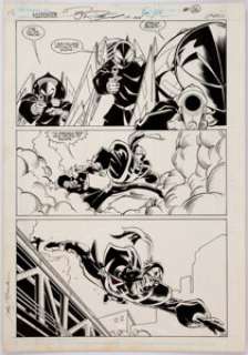 Doug Rice and Pablo Marcos Manhunter #14 Page 20 Original Art (DC, 1989)....
