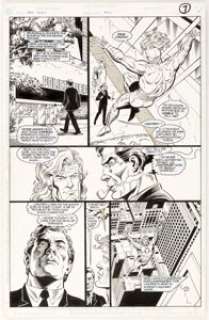Rick Hoberg and Willie Blyberg New Gods V2#20 Story Page 7 Lightray Original Art (DC, 1990)....
