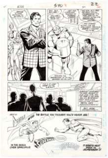 John Byrne and Dick Giordano Action Comics #590 Story Page 22 Original Art (DC Comics, 1987).... | Heritage