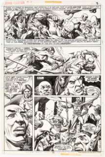 Gil Kane, Rudy Nebres, and Joe Delbeato John Carter: Warlord of Mars #5 Story Page 3 Original Art (Marvel, 1977).... | Heritage