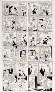 Ralph Heimdahl and Al Stoffel Bugs Bunny Daily Comic Strip Original Art Consecutive Group of 6 (Warner Bros., 1974... (Total: 6 Original Art)