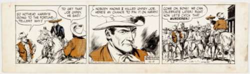 Jose Luis Salinas Cisco Kid Daily Comic Strip Original Art dated 12-5-52 (King Features Syndicate, 1952).... | Heritage