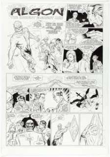 Mike Allred Wednesday Comics #7 "Metamorpho" Splash Page Original Art (DC Comics, 2009)....