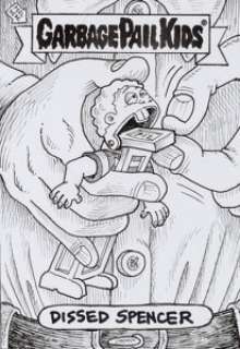 Jay Lynch Garbage Pail Kids All-New Series 3 Base Set Preliminary Original Art (Topps, 2004)....