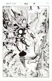 Bruce Zick and Mike DeCarlo Thor #463 Splash Page 8 Original Art (Marvel, 1993).... | Heritage