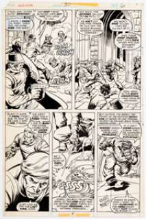 John Buscema and Pablo Marcos Marvel Two-in-One #30 Story Page 4 Original Art (Marvel, 1977).... | Heritage