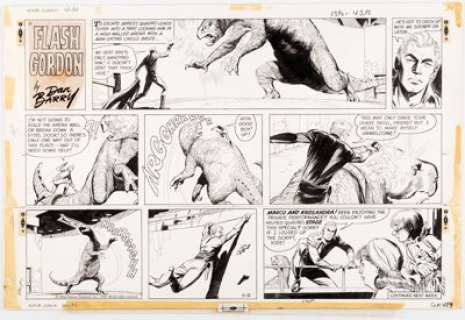Dan Barry Flash Gordon Sunday Comic Strip Original Art dated 5-12-68 (King Features Syndicate, 1968).... | Heritage