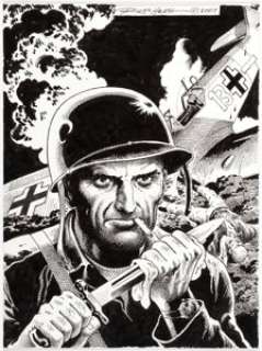 Russ Heath - World War II Illustration Original Art (2007).... | Heritage