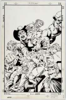 Tom Raney and Keith Williams Warlock Chronicles #6 Cover Original Art (Marvel, 1993).... | Heritage