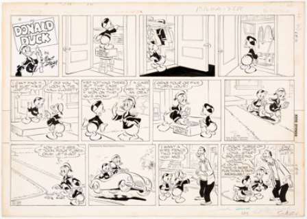 Al Taliaferro Donald Duck Sunday Comic Strip Original Art dated 11-27-60 (King Features Syndicate, 1960).... | Heritage