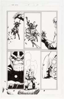 Jim Starlin and Al Milgrom Marvel Universe: The End #5 Story Page 17 Original Art (Marvel Comics, 2003).... | Heritage