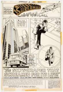 Curt Swan and Murphy Anderson Superman #262 Story Page 1 Original Art (DC, 1973).... | Heritage