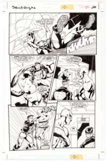  - Joe Phillips and Jasen Rodriguez Secret Origins 80-Page Giant #1 Story Page 24 Original Art (DC, 1998)....