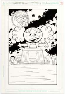  - Christopher Cook & Mike DeCarlo Powerpuff Girls #62 Splash Page 14 Original Art (DC Comics, 2005)....