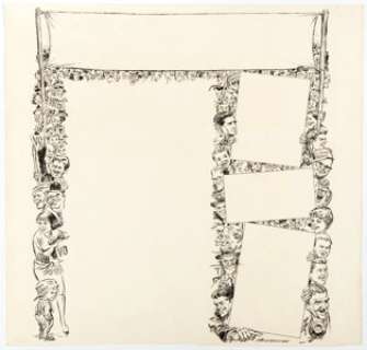 George Woodbridge MAD Serialized "Alfred E. Neuman for President" Campaign Decorative Page-Border Original Art (EC... | Heritage