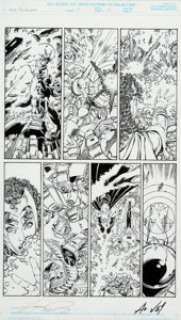 George Pérez and Al Vey Avengers V3#9 Story Page 14 Original Art (Marvel, 1998). ... | Heritage