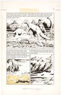 Al Williamson The World Around Us #15 "Illustrated Story of Prehistoric Animals," "Dinosaur" and "Mammal/Man" Stor... (Total: 3 Original Art) | Heritage