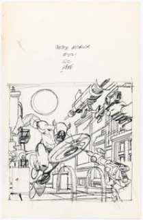 Gil Kane Captain America #221 Cover Preliminary Original Art (Marvel, 1978).... | Heritage