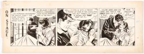Leonard Starr On Stage Daily Comic Strip Original Art dated 2-18-65 (Chicago Tribune, 1965).... | Heritage