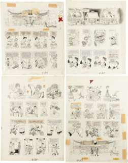 Dave Berg MAD #68 Complete 4-Page Story Original Art (EC, 1962). ... (Total: 4 Original Art) | Heritage