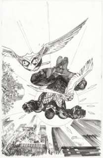 Denys Cowan and Bill Sienkiewicz Nighthawk #4 Cover Original Art (Marvel Comics, 2016)....