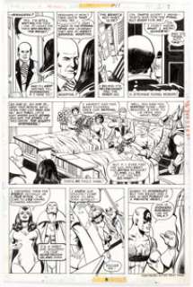 George Perez and Vince Colletta The Avengers #141 Story Page 5 Original Art (Marvel, 1975). Jarvis gets a visitor - | Heritage