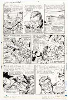 Dick Ayers and John Tartaglione Sgt. Fury #31 Story Page 7 Original Art (Marvel, 1966).... | Heritage