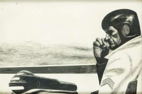 John Schoenherr - Transit Illustration Original Art (c. 1950s)...