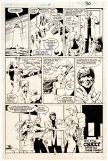 Alan Davis and Paul Neary Excalibur #3 Story Page 30 Original Art (Marvel Comics, 1988). ... | Heritage