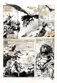 Frank Brunner and Steve Leialoha The Savage Sword of Conan #30 Story Page 42 Original Art (Marvel, 1978).... | Heritage