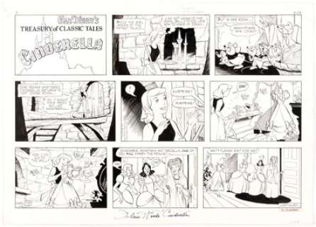 Mike Arens Walt Disney‘s Treasury of Classic Tales: Cinderella Sunday dated 4-29-73 (Walt Disney Productions, -
