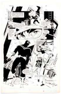 Chuck Patton and Rick Magyar The Vigilante #31 Story Page Original Art Group of 2 (DC, 1986). The Vigilante doing -