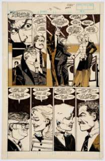 Howard Chaykin Black Kiss #5 Story Page 12 Original Art (Vortex Comic, 1988). A more mild scene from Chaykin‘s -