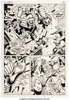 George Tuska and Mike Esposito Iron Man #22 Story Page 12 Original Art (Marvel, 1970). Janice Cord and Alex Nevsky - | Heritage