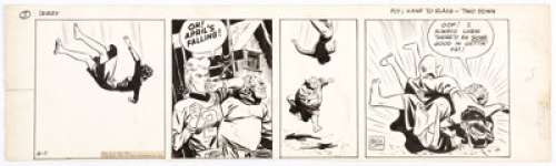 Milton Caniff Terry and the Pirates Daily Comic Strip Original Art, dated 5-7-40 (News Syndicate Co., Inc., 1940). - | Heritage