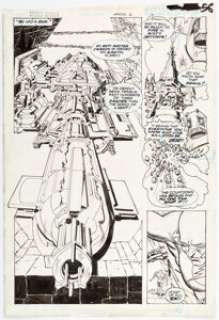 Carmine Infantino and Murphy Anderson Secret Origins Annual #2 Story Page Original Art (DC,1988). The Anti-Monitor -