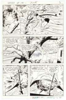 Bob Brown and Murphy Anderson Superboy #195 Story Page 5 Original Art (DC, 1973). Superboy tries to quell the - | Heritage