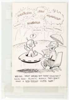 Carl Barks San Diego Comic-Con Promotional Piece Original Art (Comic-Con International, 1980). Everything Barks - | Heritage