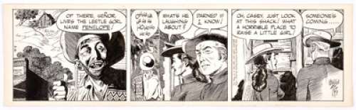 Warren Tufts Casey Ruggles Daily Comic Strip Original Art dated 3-31-54 (United Feature Syndicate, 1954).... | Heritage