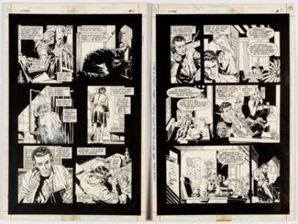 Eduardo Barreto | Lex Luthor: The Unauthorized Biography Story Pages 6 and 7 Original Art Group of 2 (DC, 1989). | Heritage