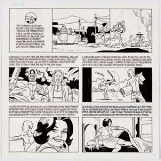 Jaime Hernandez | The New Yorker - Love and Rockets Story Page Maggie Original Art (New Yorker, 2006). | Heritage